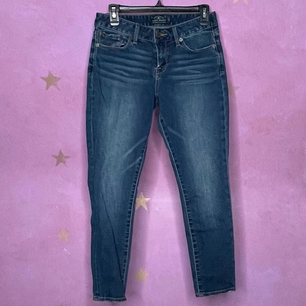 Lucky Brandy Gemma Capris Dark Wash Size 4/27